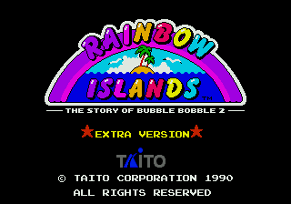 Rainbow Islands Extra screenshot 3 for Sega Mega Drive